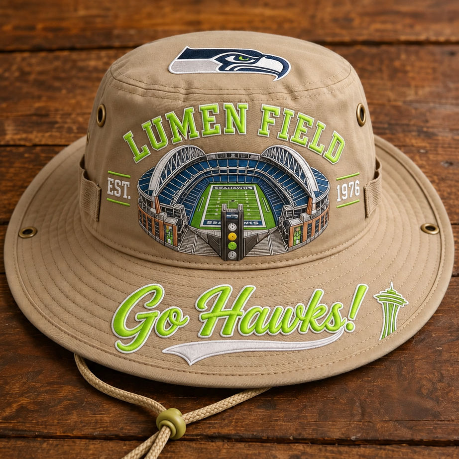 Go Hawks Lumen Field Boonie Hat