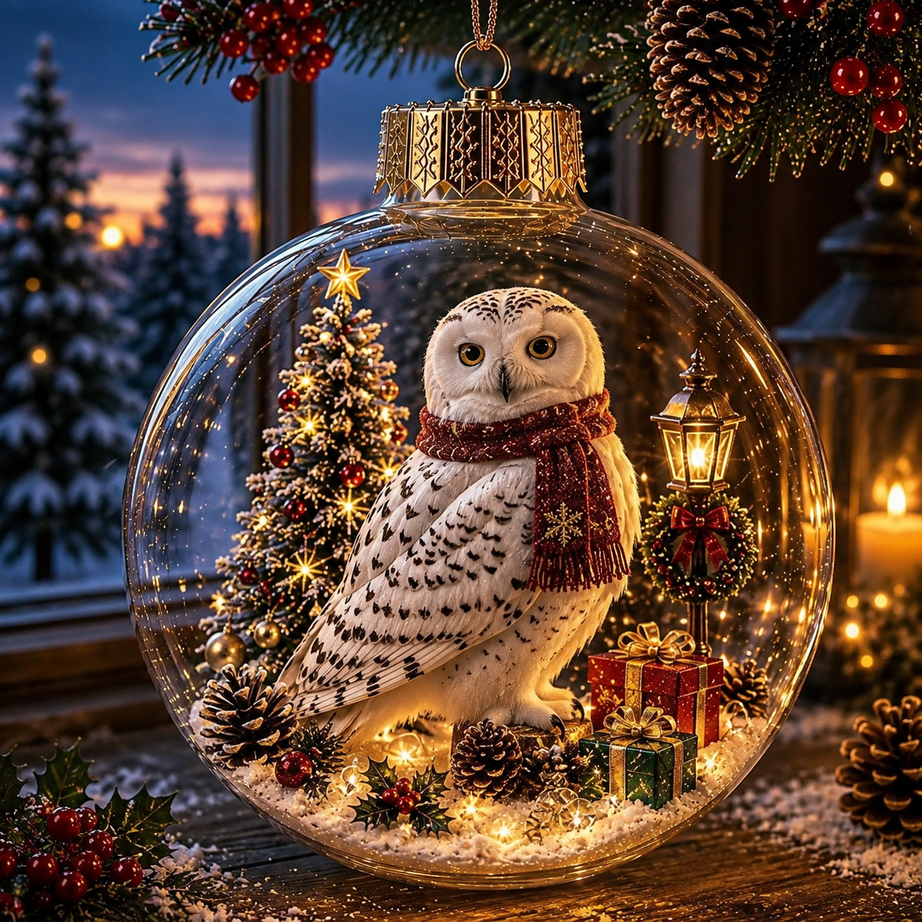 Magical Glass Christmas Ornaments
