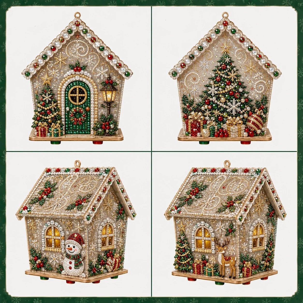 Christmas Pearl Cottage Art Kit