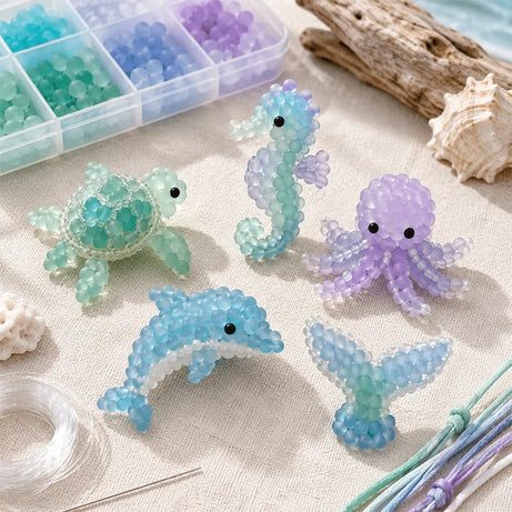 Frosted Sea Glass-Style Beading DIY Kit
