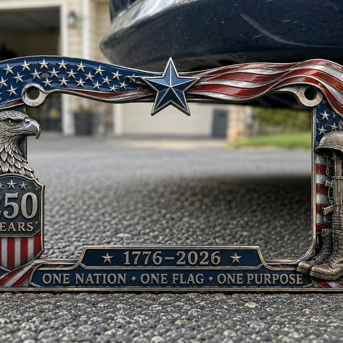 250th Anniversary Commemorative License Plate Frame