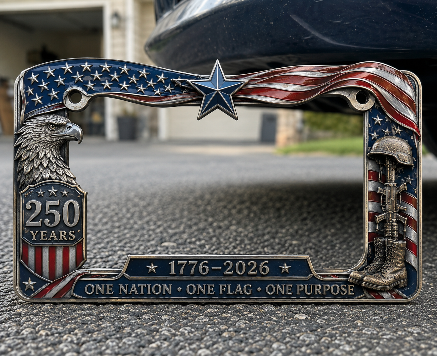 250th Anniversary Commemorative License Plate Frame