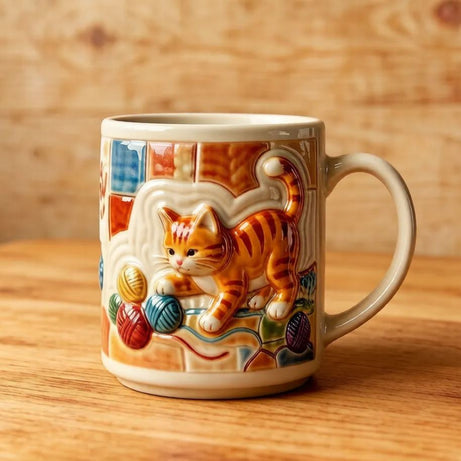 3D Cat Ceramic Mug – Your New Favorite Coffee Companion