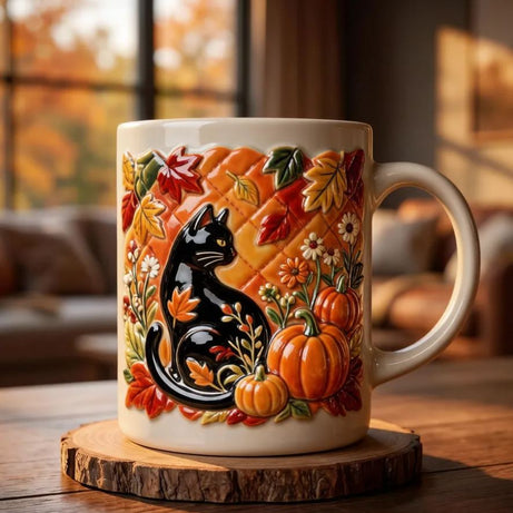 3D Cat Ceramic Mug – Your New Favorite Coffee Companion