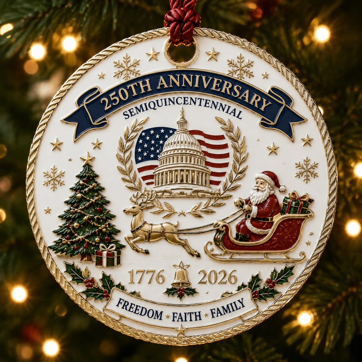*250th Anniversary Christmas Ornament