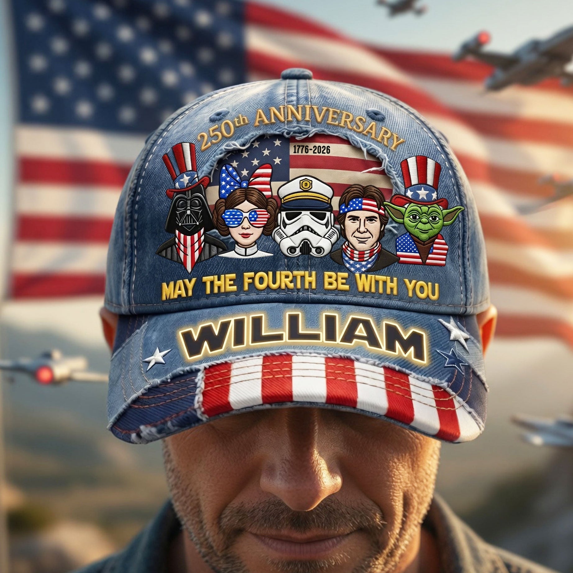 Celebrate Freedom with Style - Proud American 250th Anniversary Classic Cap
