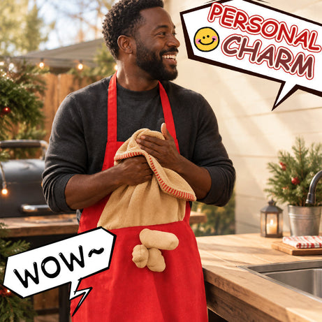 Fun Christmas BBQ Apron