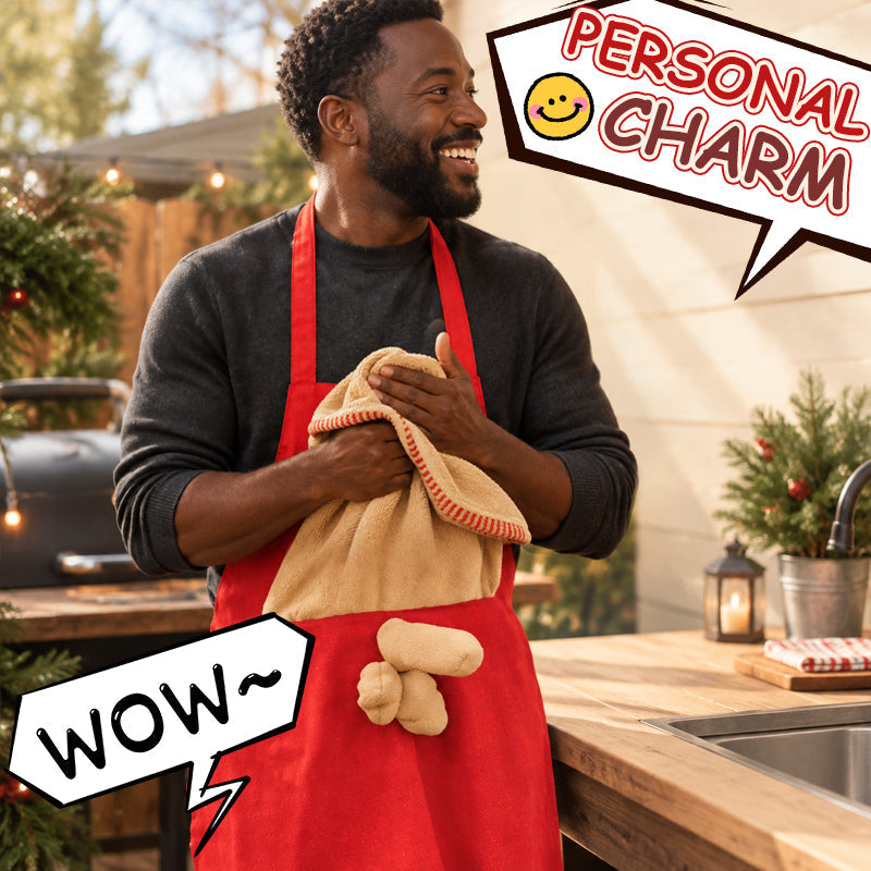 Fun Christmas BBQ Apron