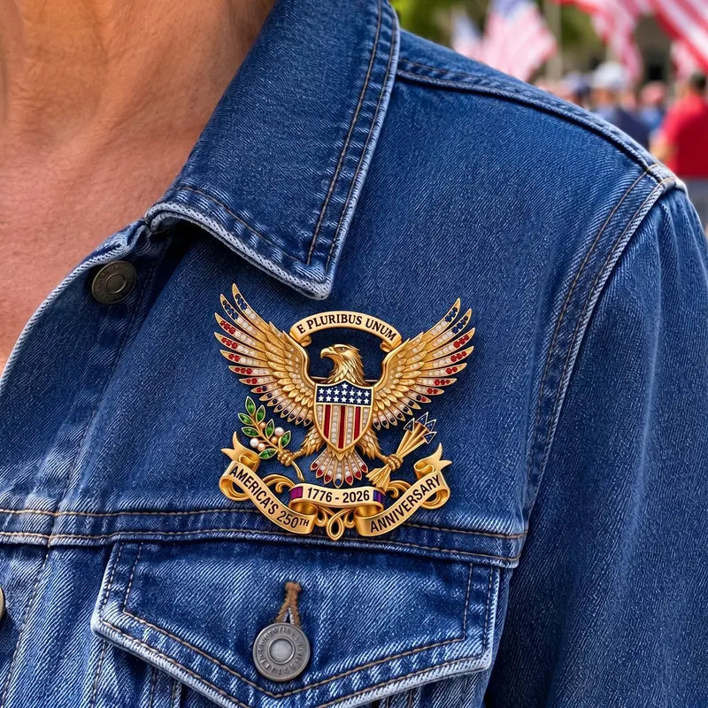 US 250th Anniversary Brooch Pin