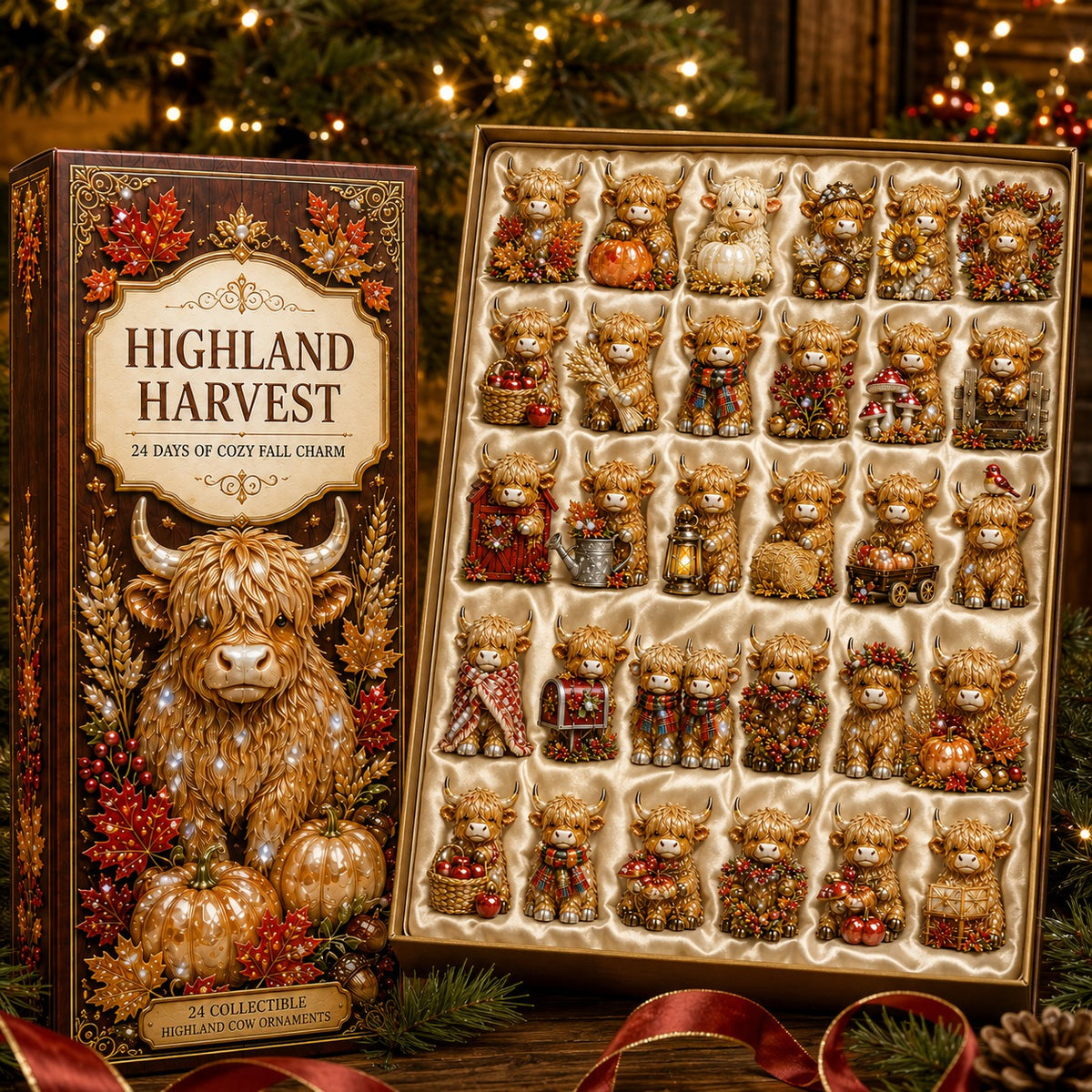 24-Day Highland Cattle Advent Calendar