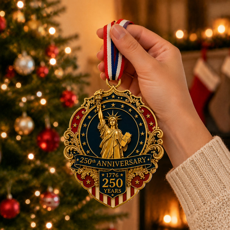 Statue of Liberty 250th Anniversary Christmas Tree Ornament