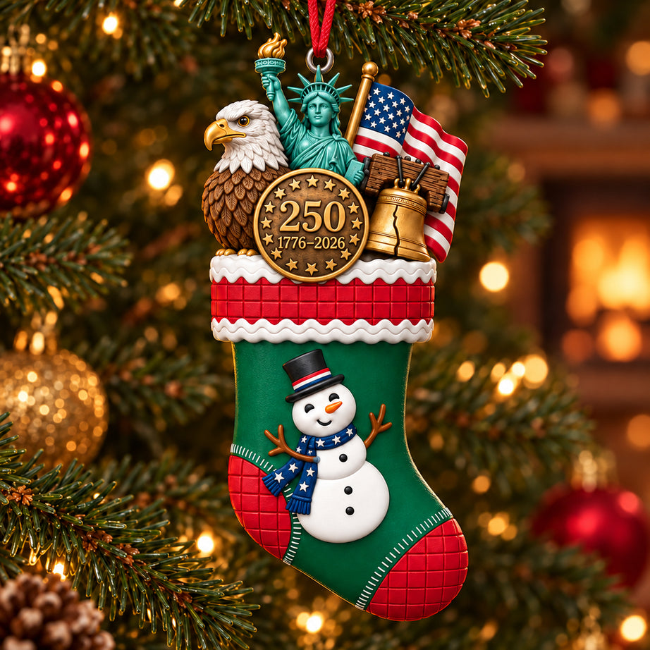 2026 Christmas Storybook Stocking Ornaments