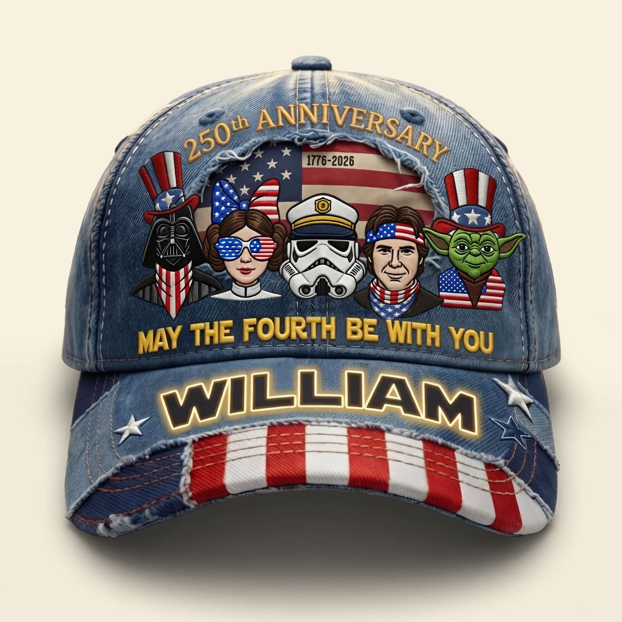 Celebrate Freedom with Style - Proud American 250th Anniversary Classic Cap
