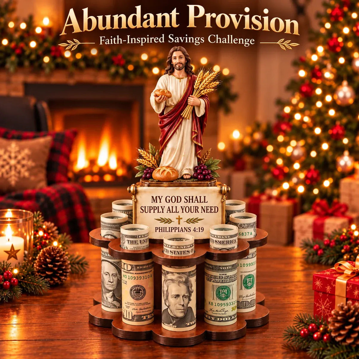Bible Verse Savings Challenge Stand