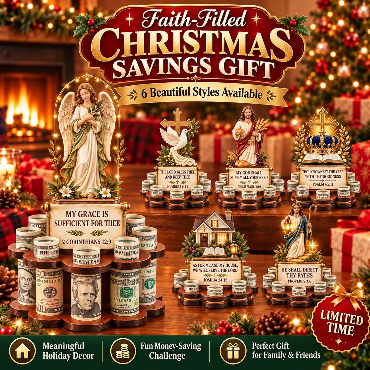 Bible Verse Savings Challenge Stand