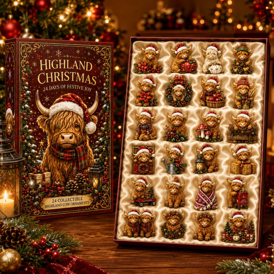 24-Day Highland Cattle Advent Calendar