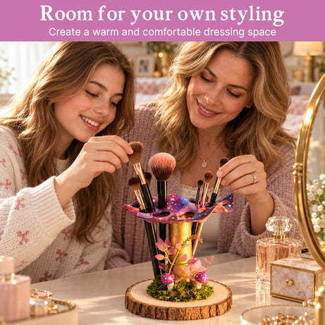 Mushroom Makeup Brush Holder