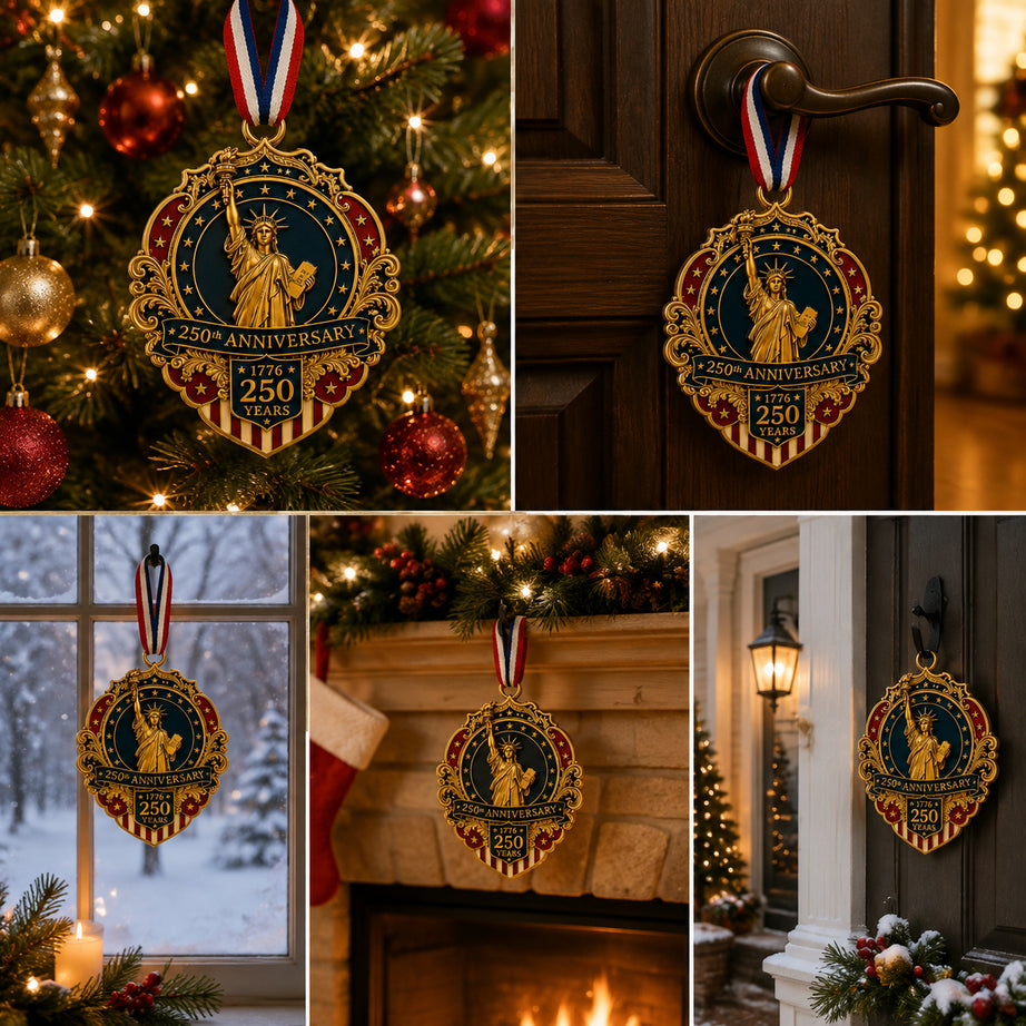 Statue of Liberty 250th Anniversary Christmas Tree Ornament