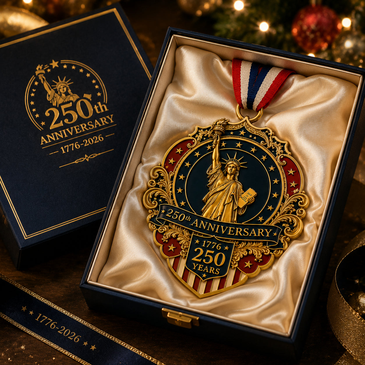 Statue of Liberty 250th Anniversary Christmas Tree Ornament