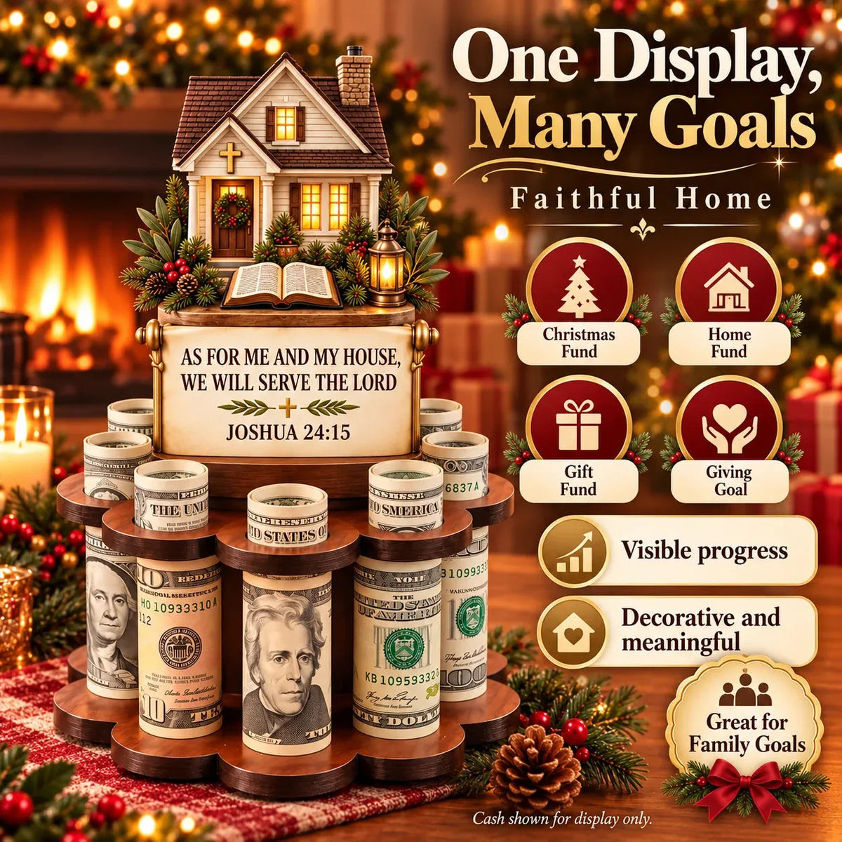 Bible Verse Savings Challenge Stand