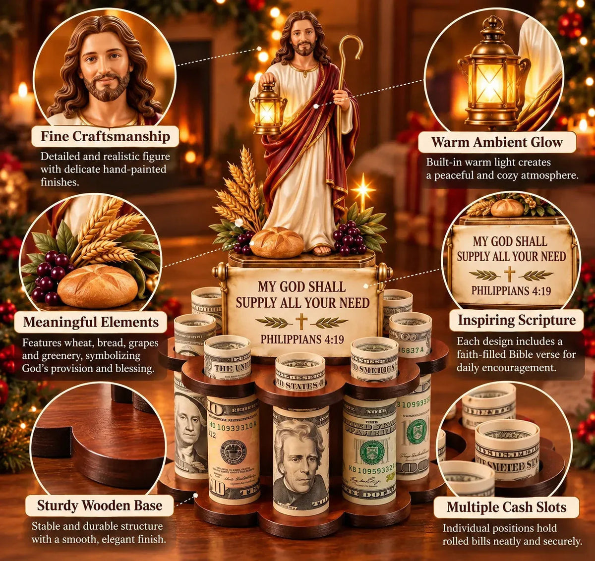Bible Verse Savings Challenge Stand