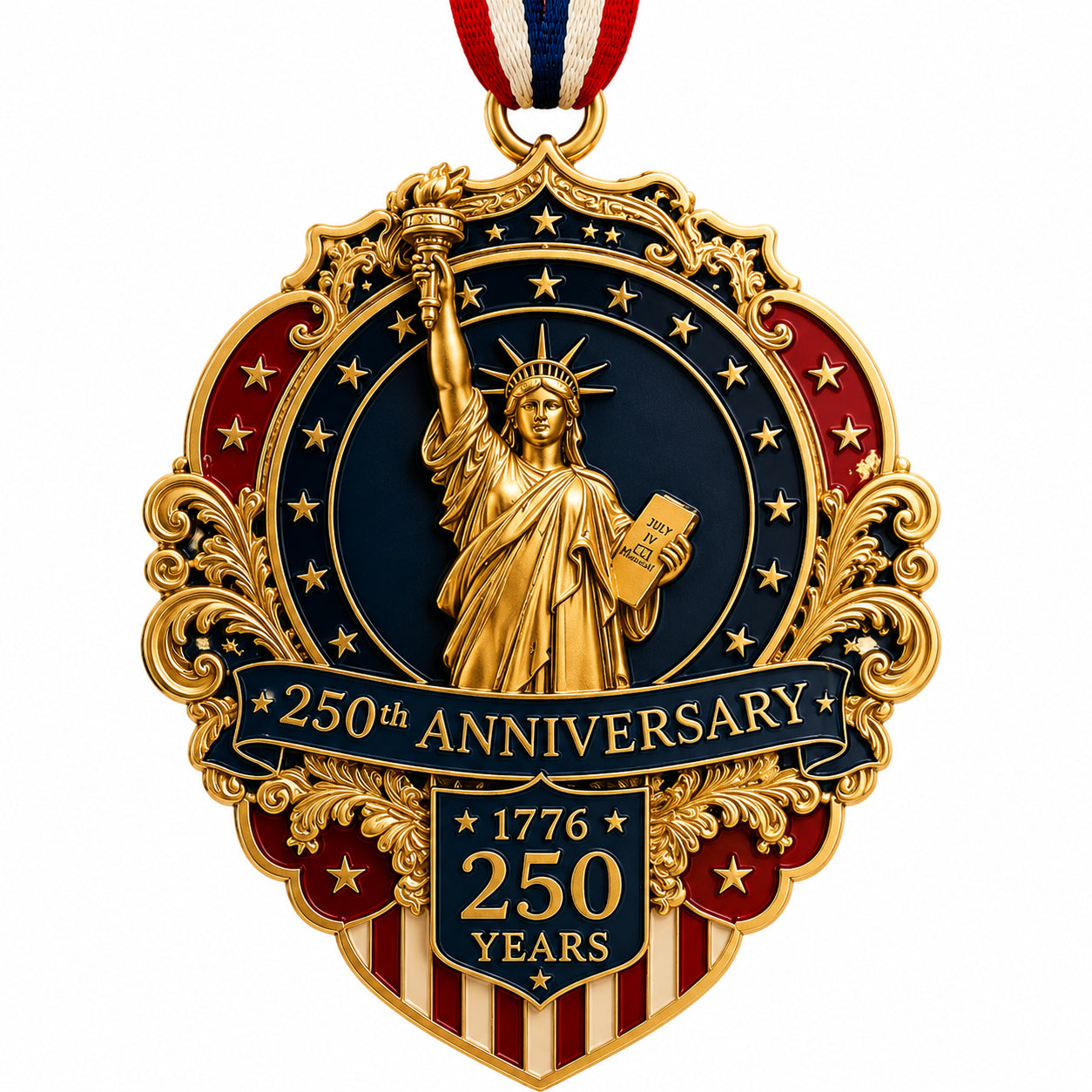 Statue of Liberty 250th Anniversary Christmas Tree Ornament
