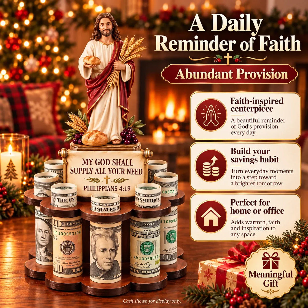 Bible Verse Savings Challenge Stand