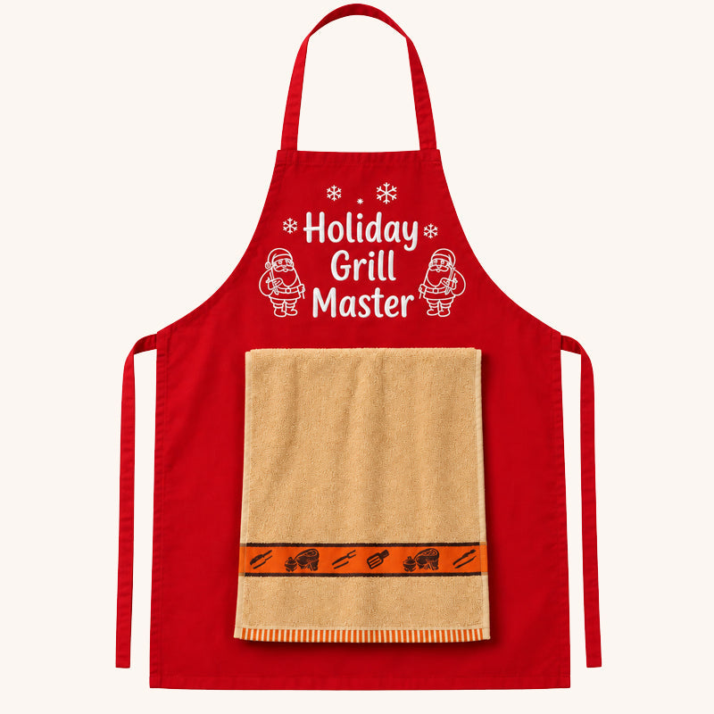 Fun Christmas BBQ Apron