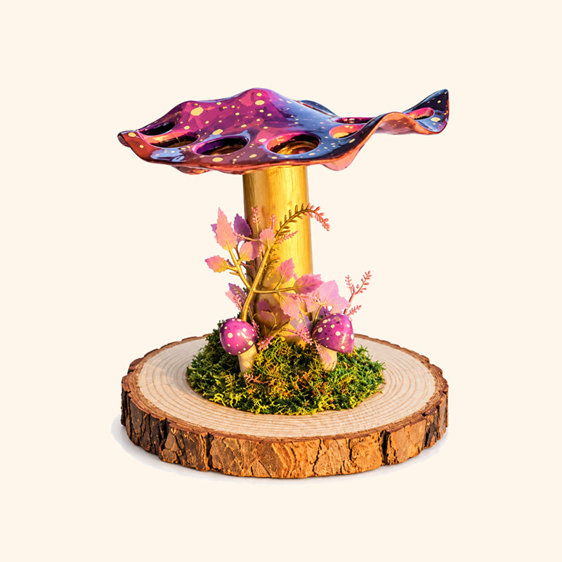 Mushroom Makeup Brush Holder