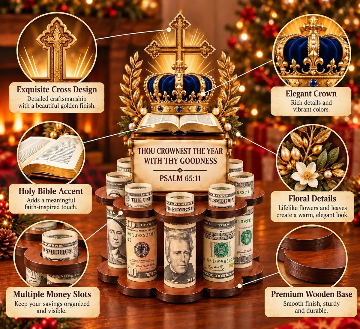 Bible Verse Savings Challenge Stand