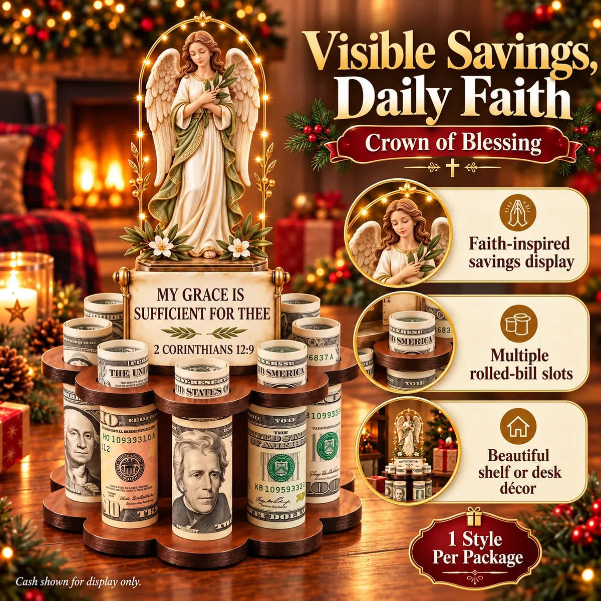 Bible Verse Savings Challenge Stand