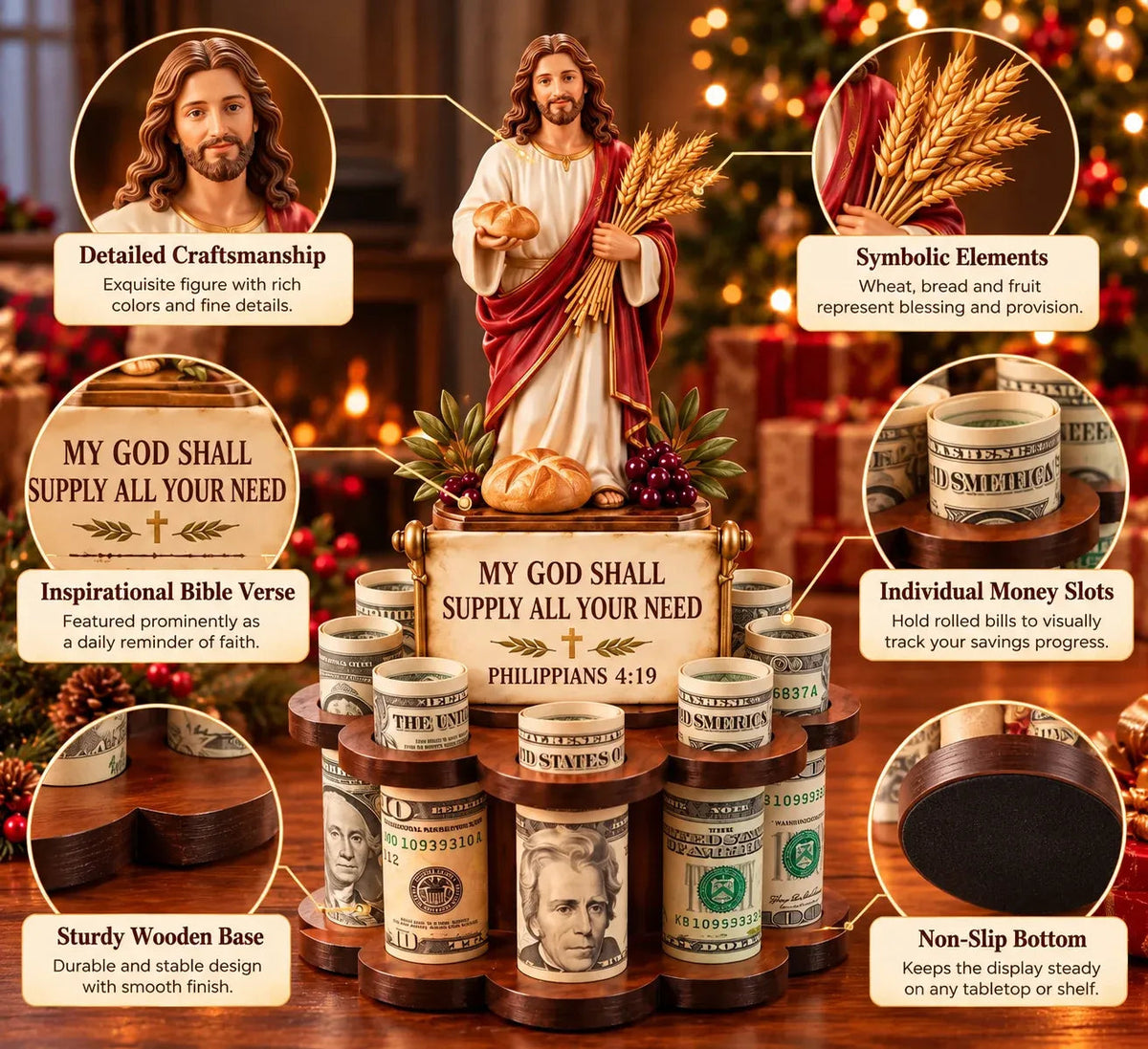 Bible Verse Savings Challenge Stand
