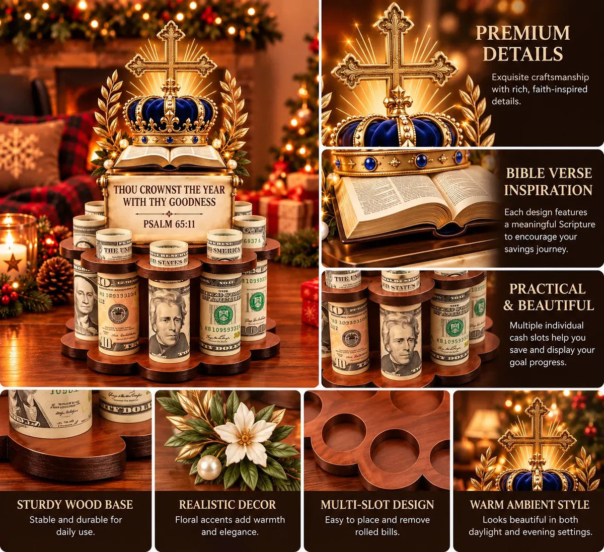 Bible Verse Savings Challenge Stand