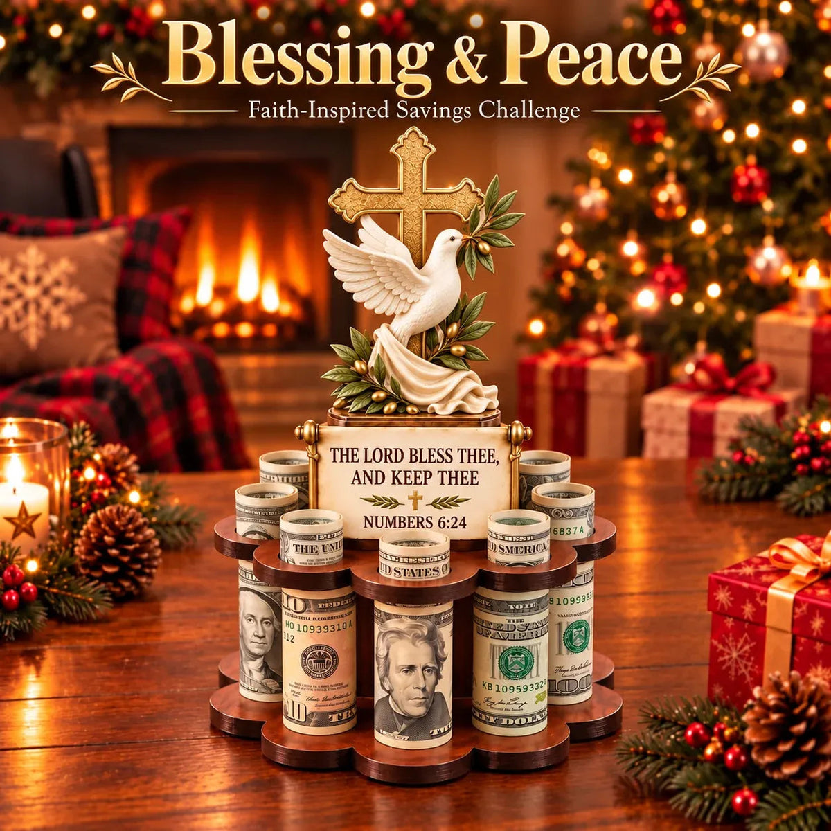 Bible Verse Savings Challenge Stand