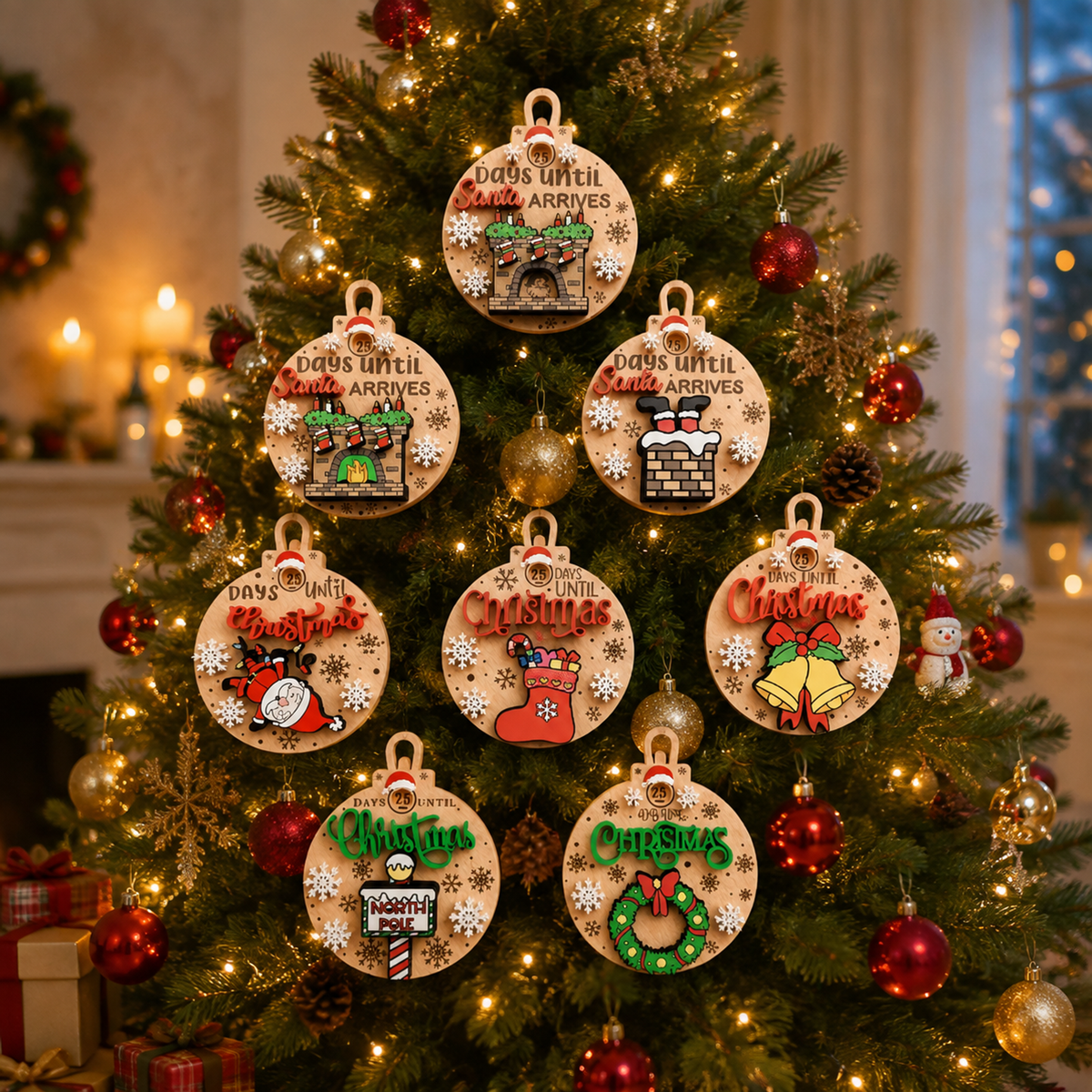 Christmas Countdown Onaments
