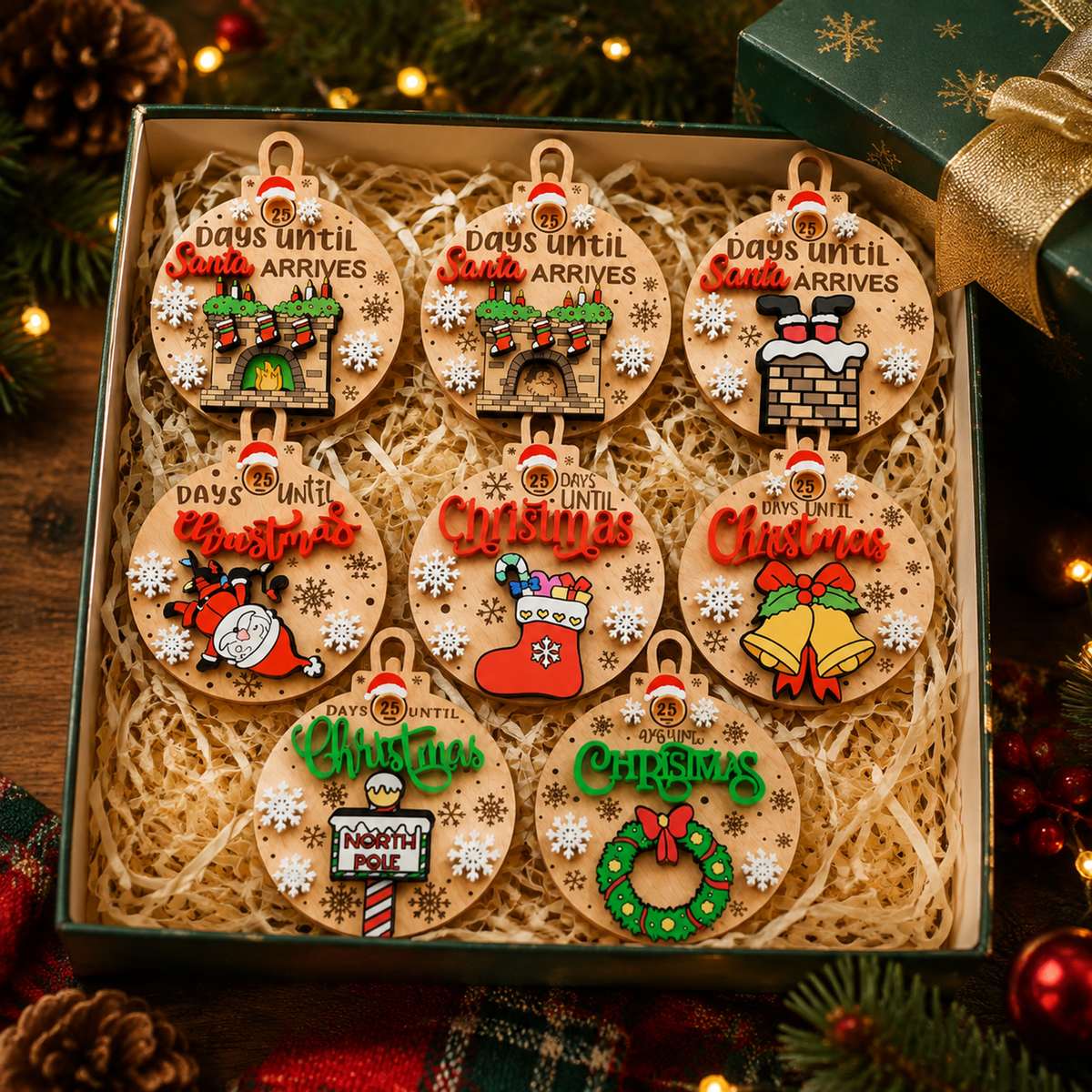 Christmas Countdown Onaments