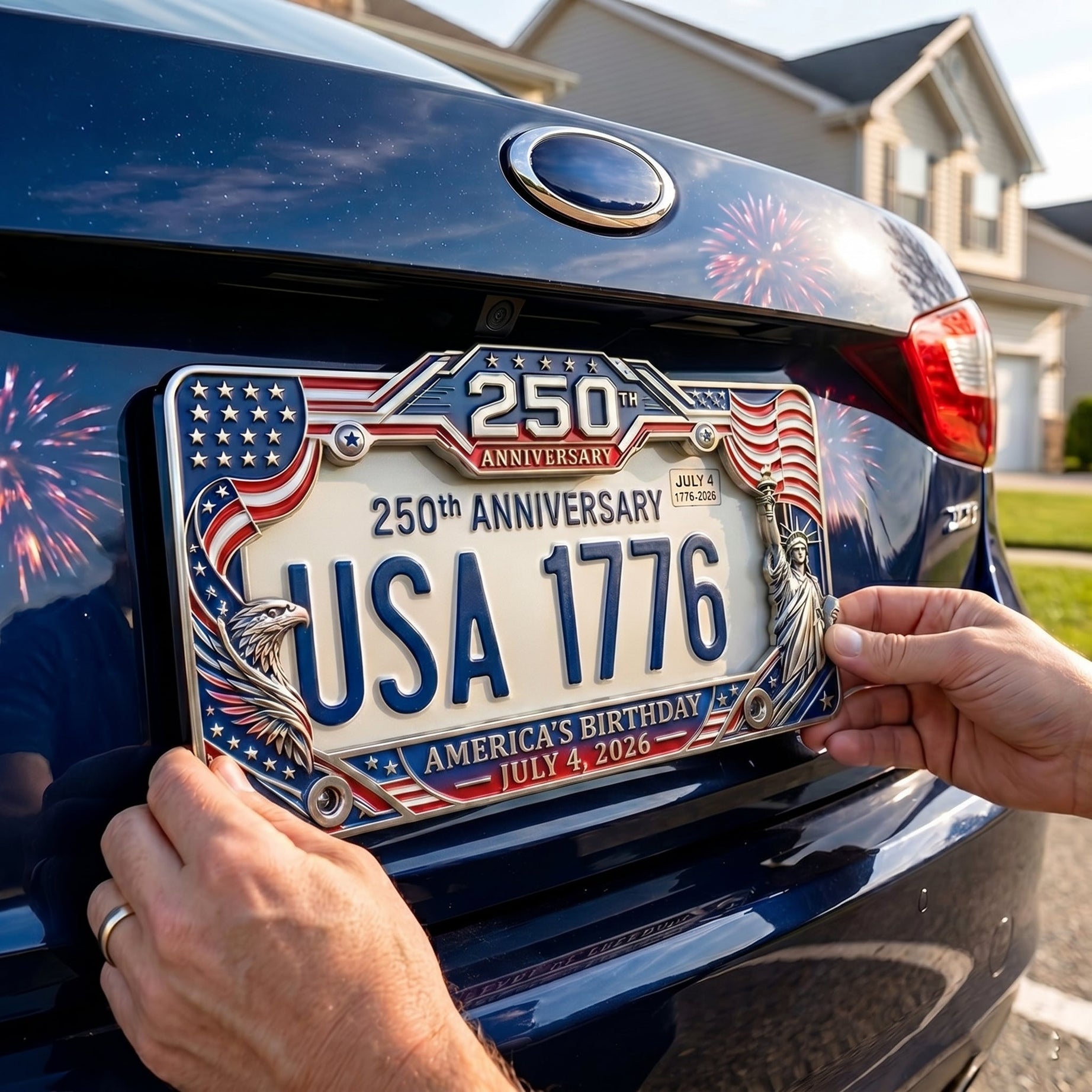 250th Anniversary Commemorative License Plate Frame